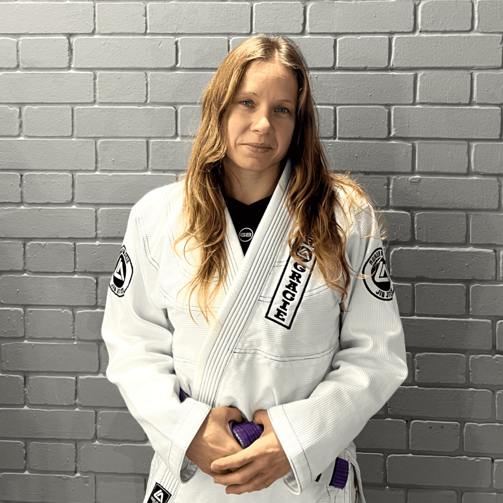 Purple belt female assistant coach