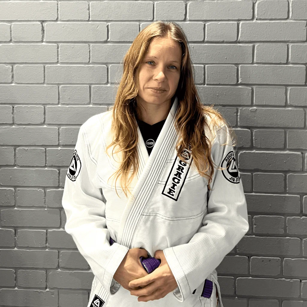 Purple belt female assistant coach